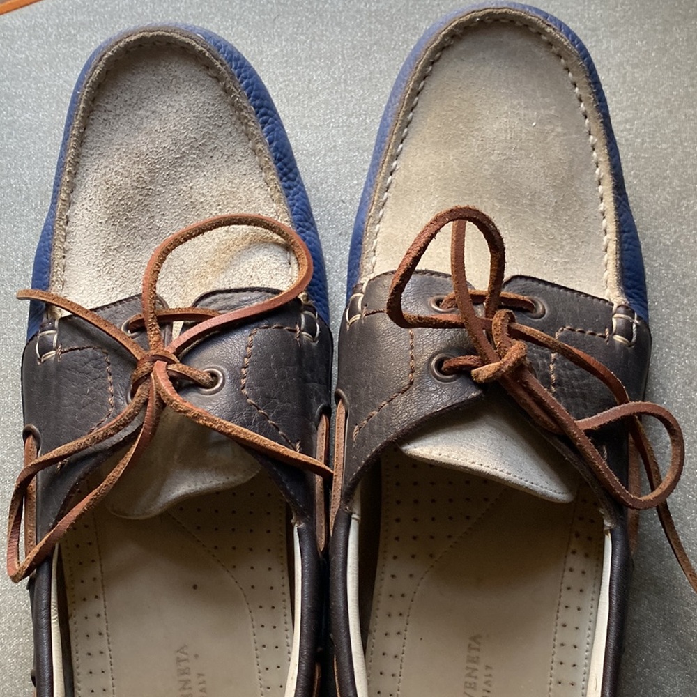 Bottega Veneta leather tie up loafers. Made in Italy. - Picture 6 of 6